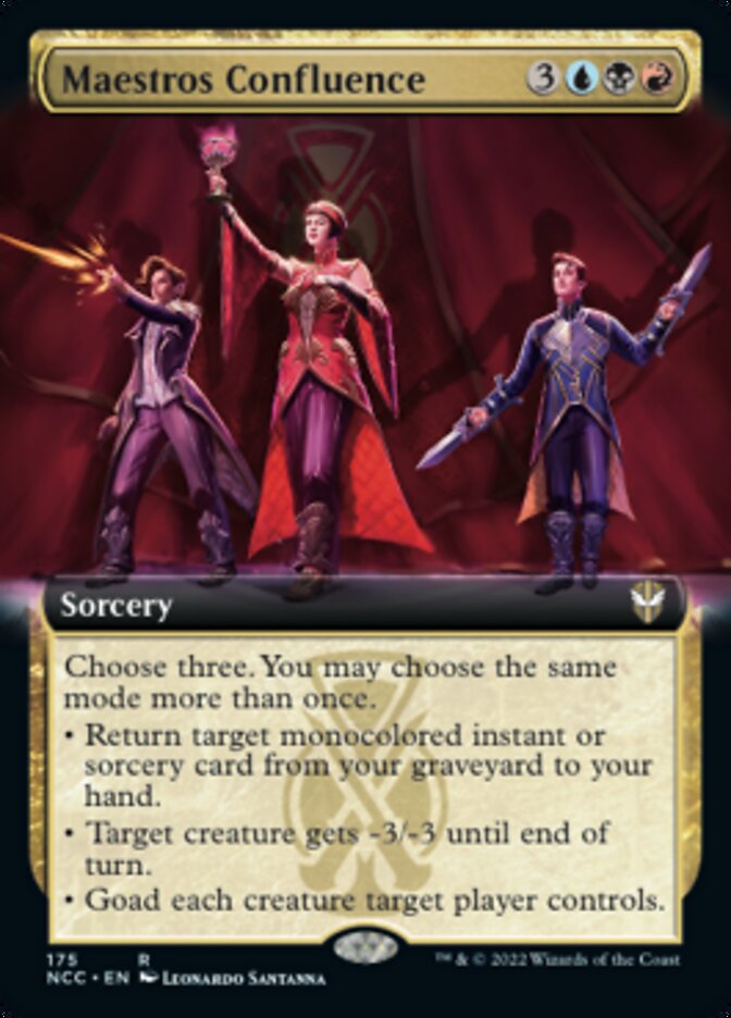 Maestros Confluence (Extended Art) [Streets of New Capenna Commander] | The Time Vault CA