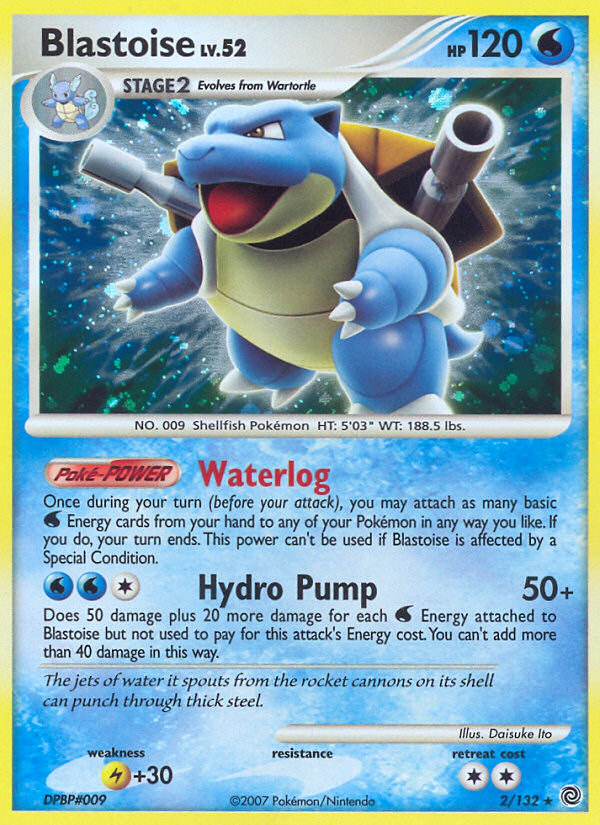 Blastoise (2/132) [Diamond & Pearl: Secret Wonders] | The Time Vault CA