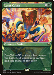 Lotus Cobra (Showcase) [Zendikar Rising] | The Time Vault CA