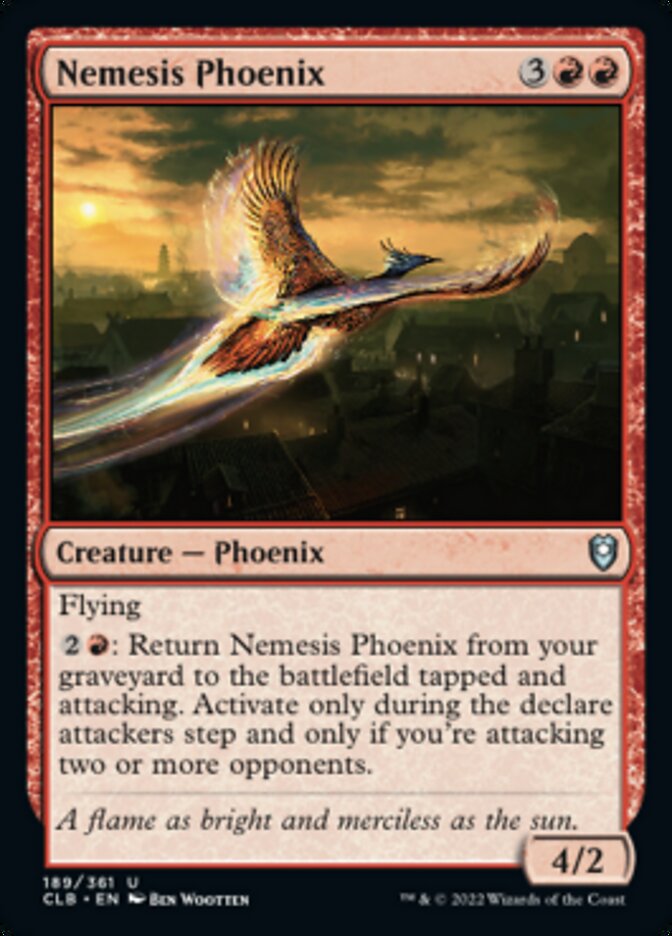 Nemesis Phoenix [Commander Legends: Battle for Baldur's Gate] | The Time Vault CA