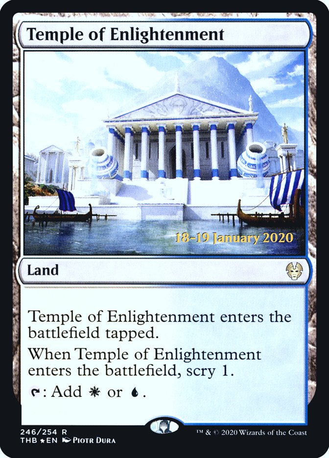 Temple of Enlightenment [Theros Beyond Death Prerelease Promos] | The Time Vault CA