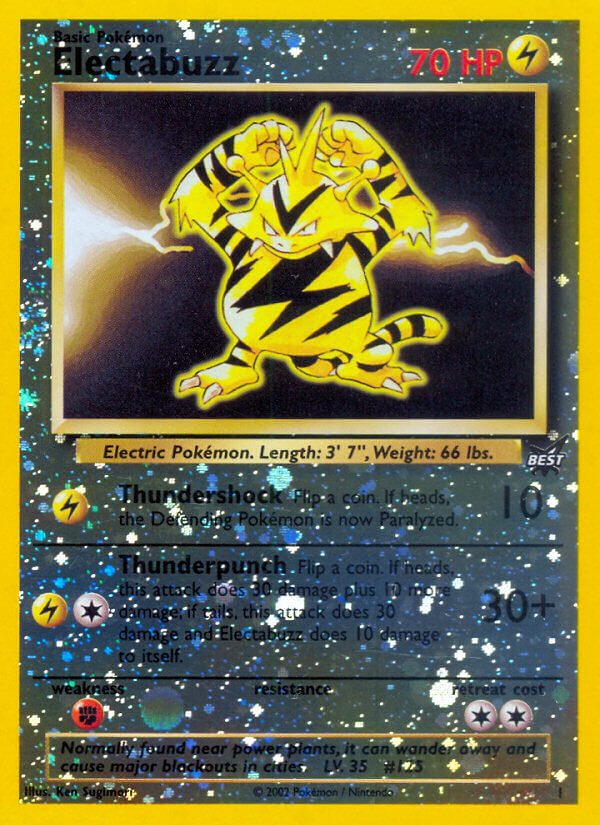 Electabuzz (1) [Best of Promos] | The Time Vault CA