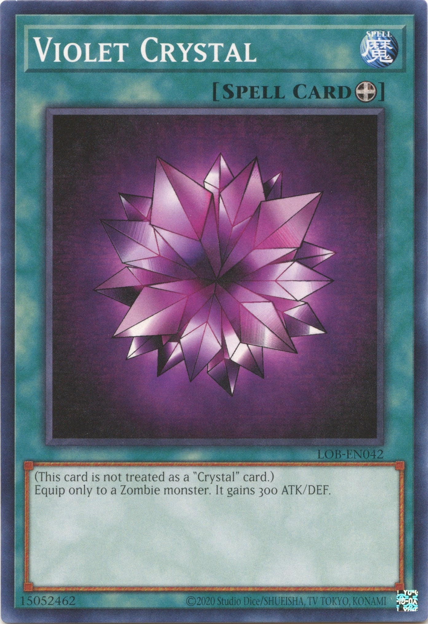 Violet Crystal (25th Anniversary) [LOB-EN042] Common | The Time Vault CA