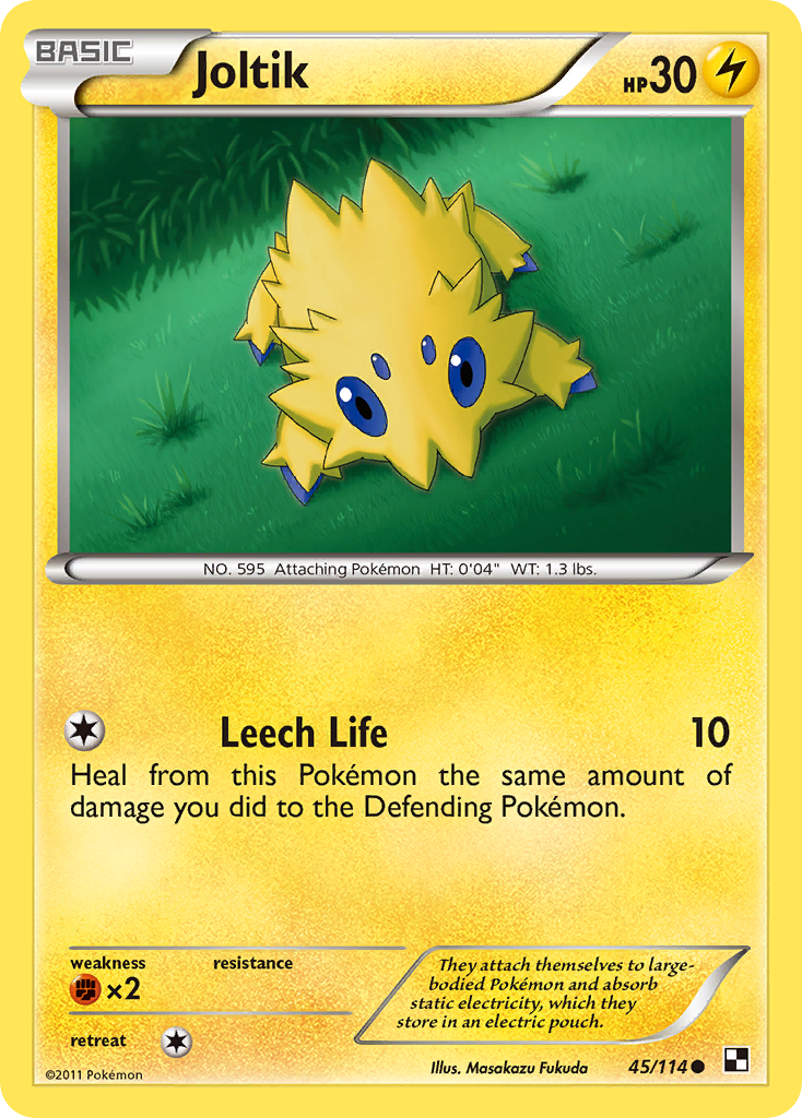 Joltik (45/114) [Black & White: Base Set] | The Time Vault CA