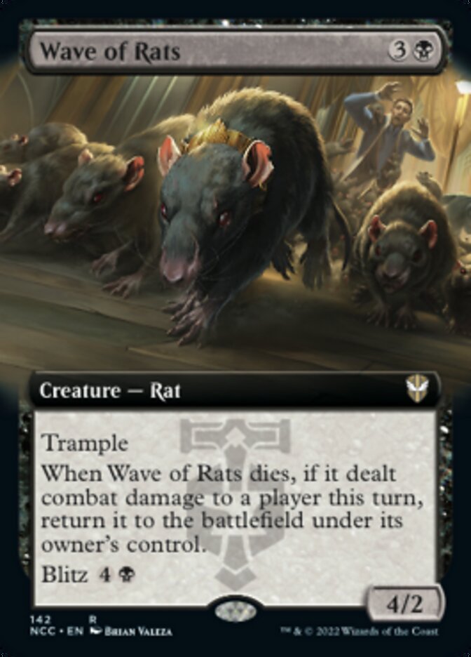 Wave of Rats (Extended Art) [Streets of New Capenna Commander] | The Time Vault CA