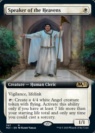 Speaker of the Heavens (Extended Art) [Core Set 2021] | The Time Vault CA