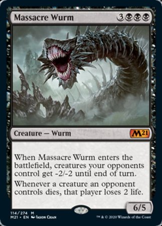 Massacre Wurm [Core Set 2021] | The Time Vault CA