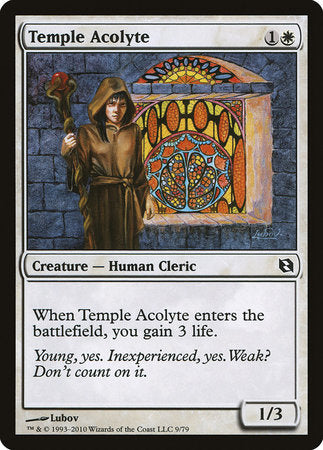 Temple Acolyte [Duel Decks: Elspeth vs. Tezzeret] | The Time Vault CA