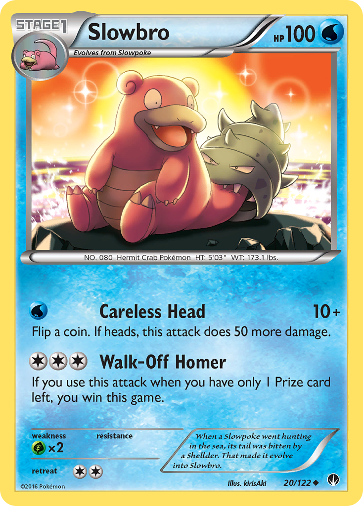 Slowbro (20/122) [XY: BREAKpoint] | The Time Vault CA