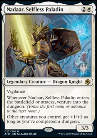 Nadaar, Selfless Paladin (Promo Pack) [Dungeons & Dragons: Adventures in the Forgotten Realms Promos] | The Time Vault CA