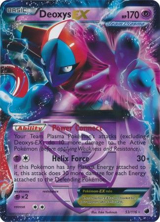 Deoxys EX (53/116) (Jumbo Card) [Black & White: Plasma Freeze] | The Time Vault CA