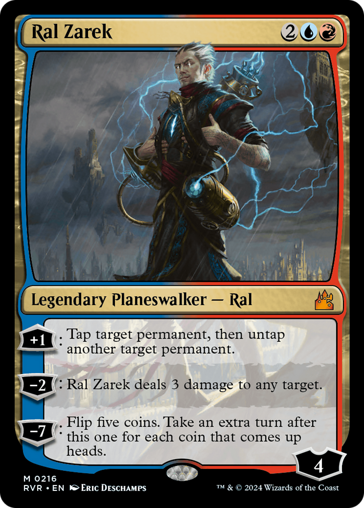 Ral Zarek [Ravnica Remastered] | The Time Vault CA