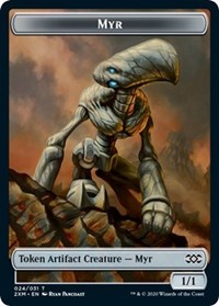 Myr (024) // Thopter (008) Double-sided Token [Double Masters Tokens] | The Time Vault CA