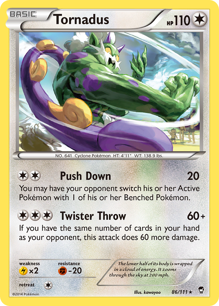 Tornadus (86/111) [XY: Furious Fists] | The Time Vault CA