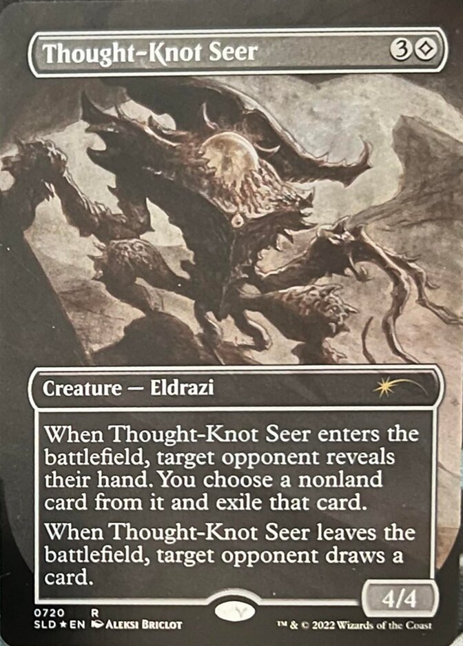 Thought-Knot Seer (720) (Borderless) [Secret Lair Drop Promos] | The Time Vault CA