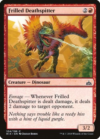 Frilled Deathspitter [Rivals of Ixalan] | The Time Vault CA