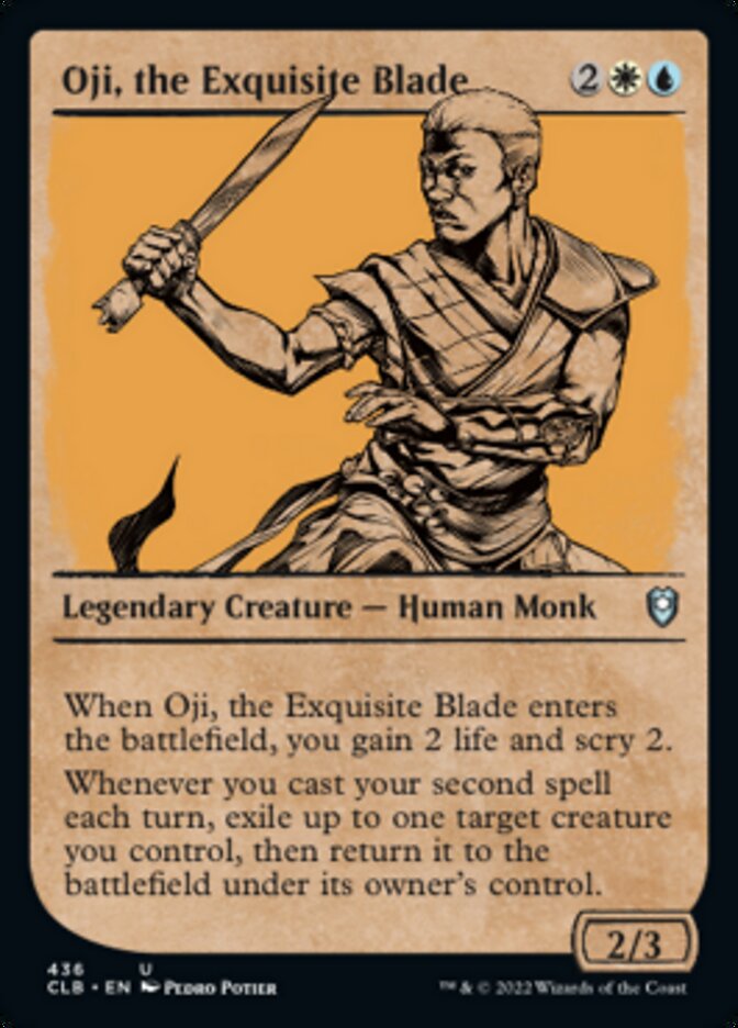 Oji, the Exquisite Blade (Showcase) [Commander Legends: Battle for Baldur's Gate] | The Time Vault CA