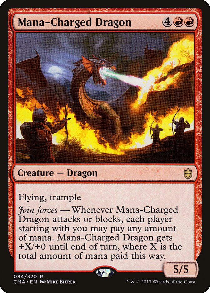 Mana-Charged Dragon [Commander Anthology] | The Time Vault CA