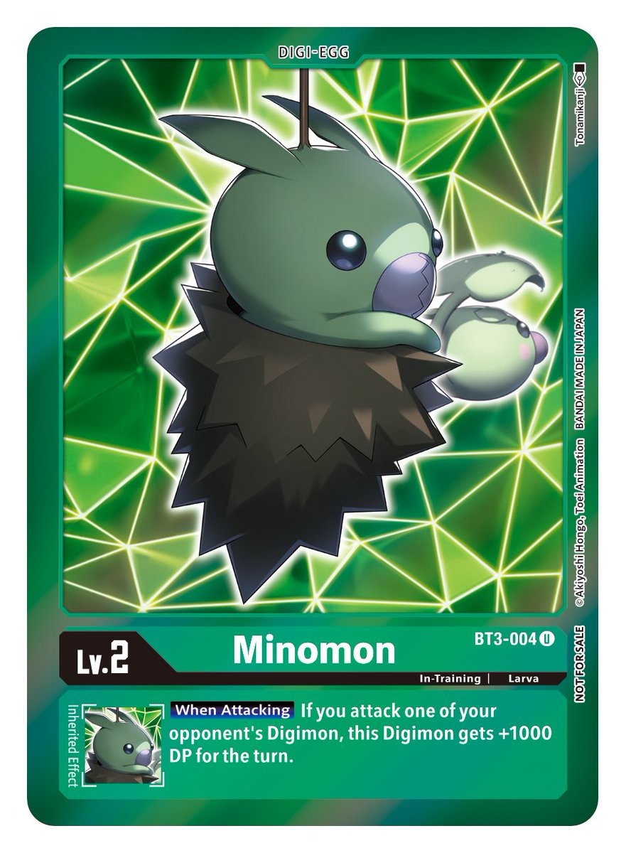 Minomon [BT3-004] (Event Pack 2) [Release Special Booster Ver.1.5] | The Time Vault CA