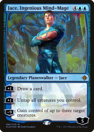 Jace, Ingenious Mind-Mage [Ixalan] | The Time Vault CA