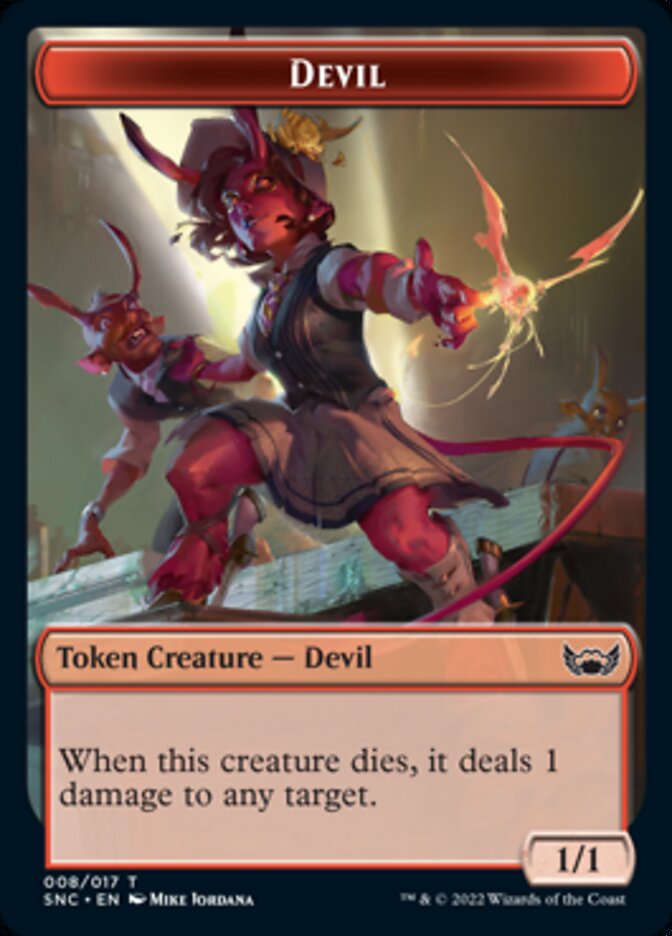 Devil Token [Streets of New Capenna Tokens] | The Time Vault CA