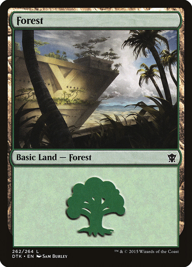 Forest (262) [Dragons of Tarkir] | The Time Vault CA