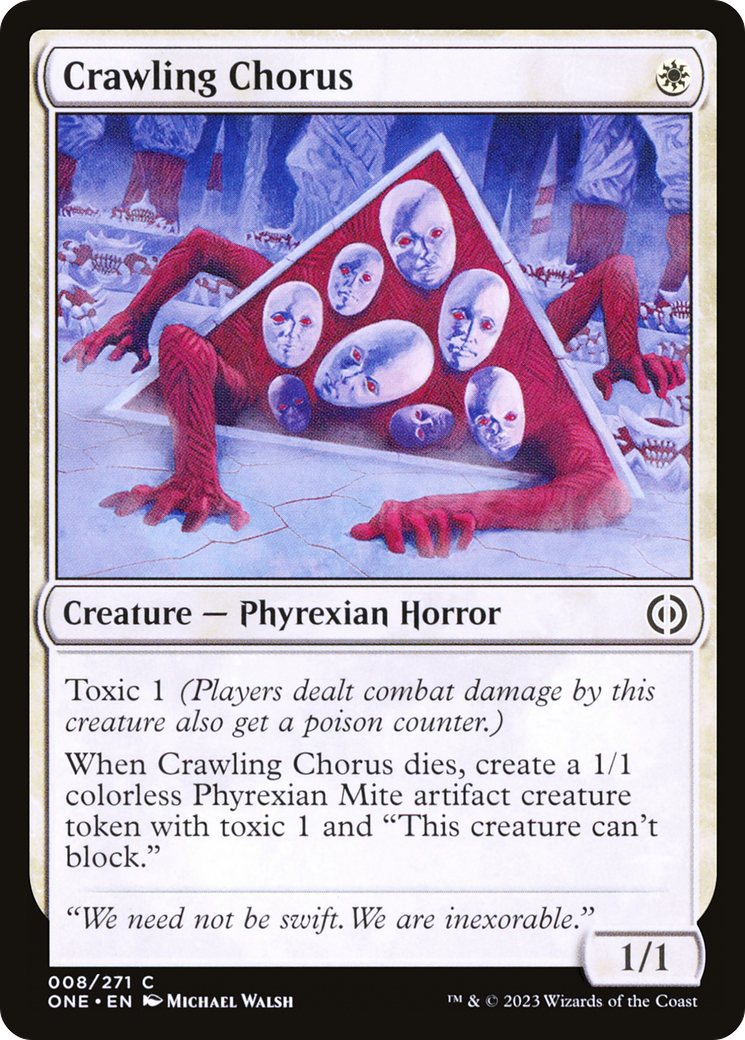 Crawling Chorus [Phyrexia: All Will Be One] | The Time Vault CA