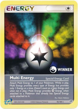 Multi Energy (93/100) (Winner League Promo) [EX: Sandstorm] | The Time Vault CA
