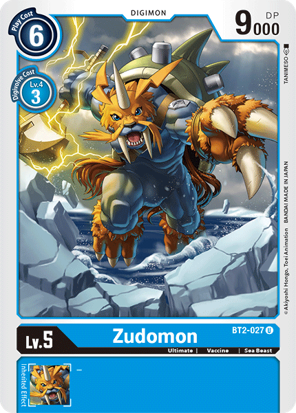 Zudomon [BT2-027] [Release Special Booster Ver.1.5] | The Time Vault CA