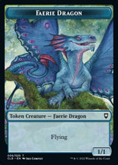 Treasure // Faerie Dragon Double-sided Token [Commander Legends: Battle for Baldur's Gate Tokens] | The Time Vault CA