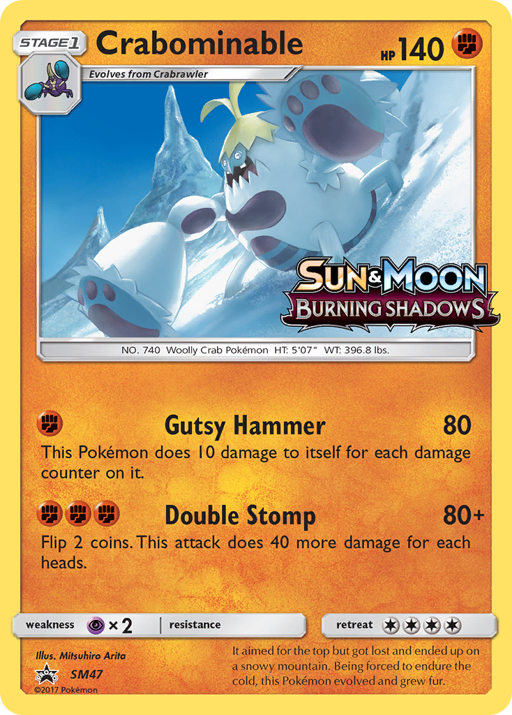 Crabominable (SM47) [Sun & Moon: Black Star Promos] | The Time Vault CA