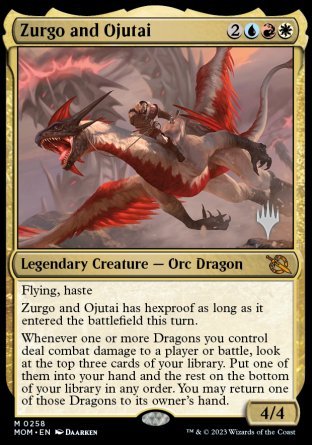 Zurgo and Ojutai (Promo Pack) [March of the Machine Promos] | The Time Vault CA