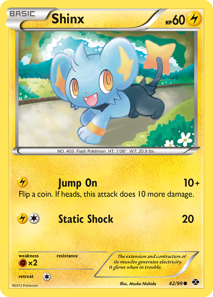 Shinx (42/99) [Black & White: Next Destinies] | The Time Vault CA