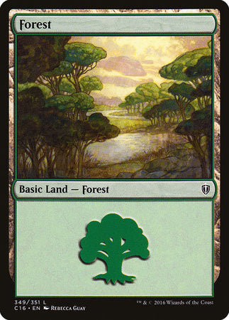 Forest (349) [Commander 2016] | The Time Vault CA