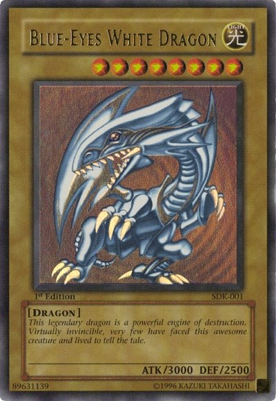 Blue-Eyes White Dragon [SDK-001] Ultra Rare | The Time Vault CA