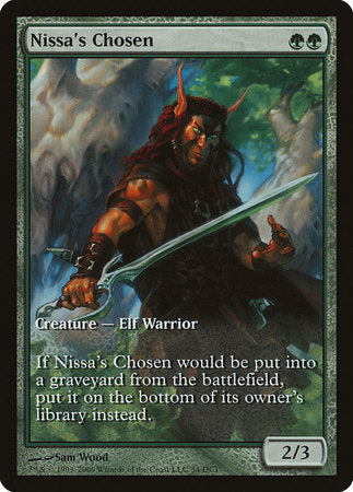 Nissa's Chosen [Zendikar Promos] | The Time Vault CA