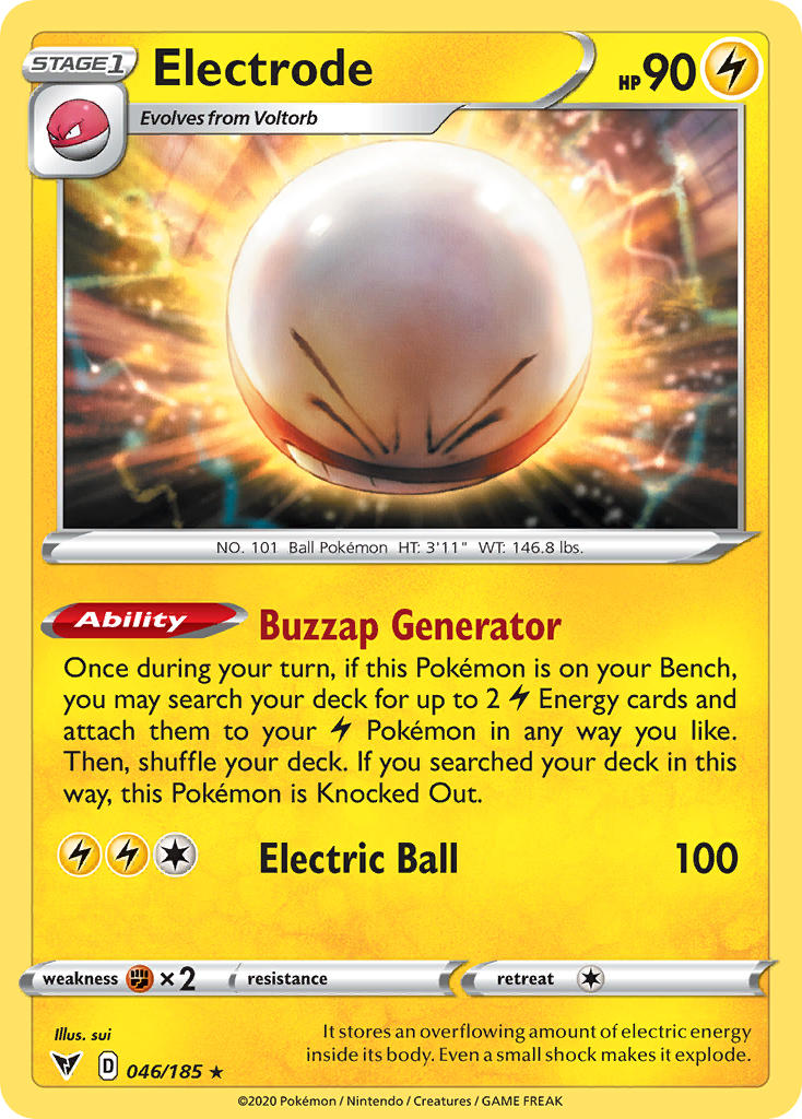 Electrode (046/185) [Sword & Shield: Vivid Voltage] | The Time Vault CA