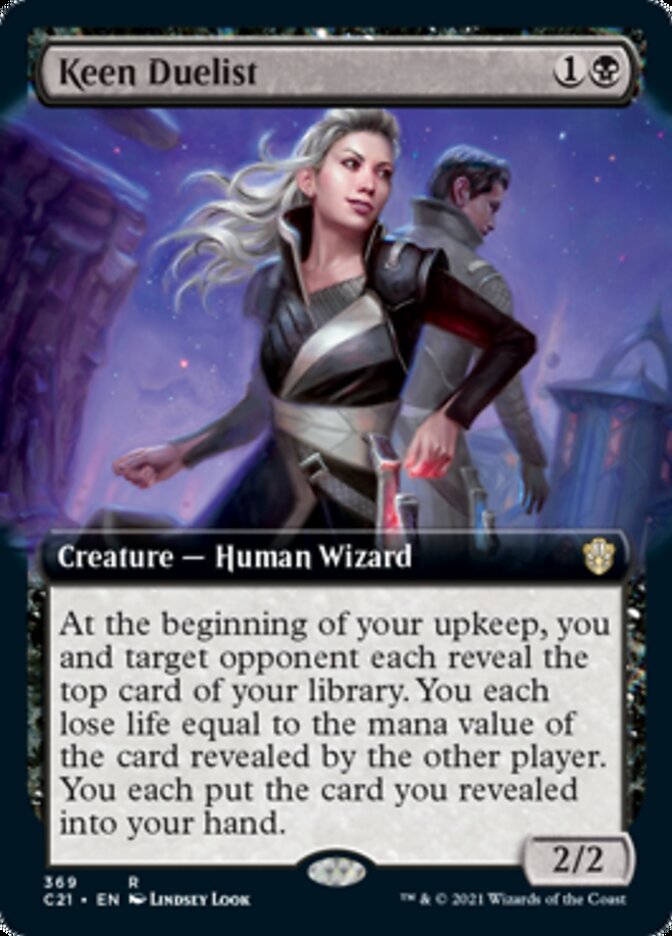 Keen Duelist (Extended) [Commander 2021] | The Time Vault CA