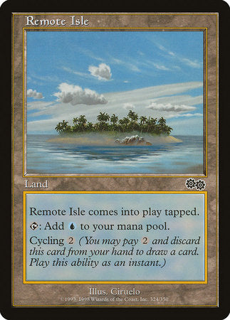 Remote Isle [Urza's Saga] | The Time Vault CA