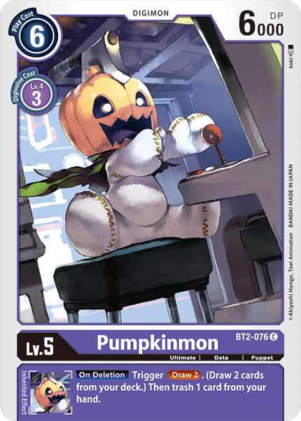 Pumpkinmon [BT2-076] [Release Special Booster Ver.1.0] | The Time Vault CA