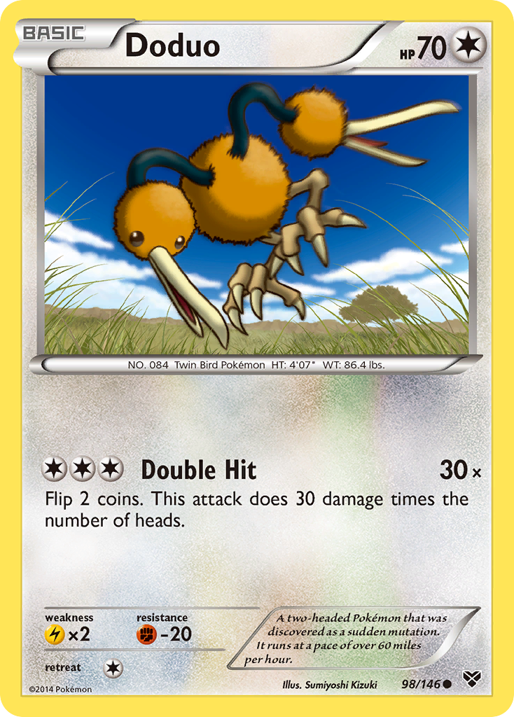 Doduo (98/146) [XY: Base Set] | The Time Vault CA