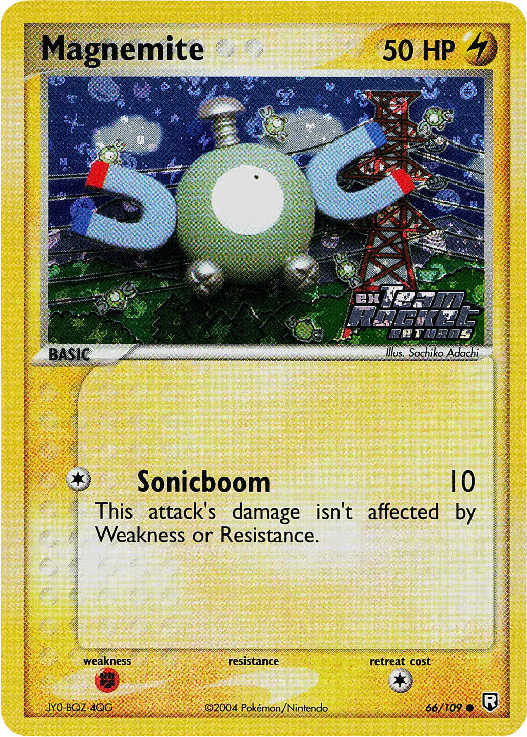 Magnemite (66/109) (Stamped) [EX: Team Rocket Returns] | The Time Vault CA