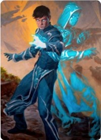 Jace, Mirror Mage 1 Art Card [Zendikar Rising Art Series] | The Time Vault CA