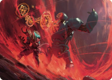 Twinferno Art Card [Dominaria United Art Series] | The Time Vault CA