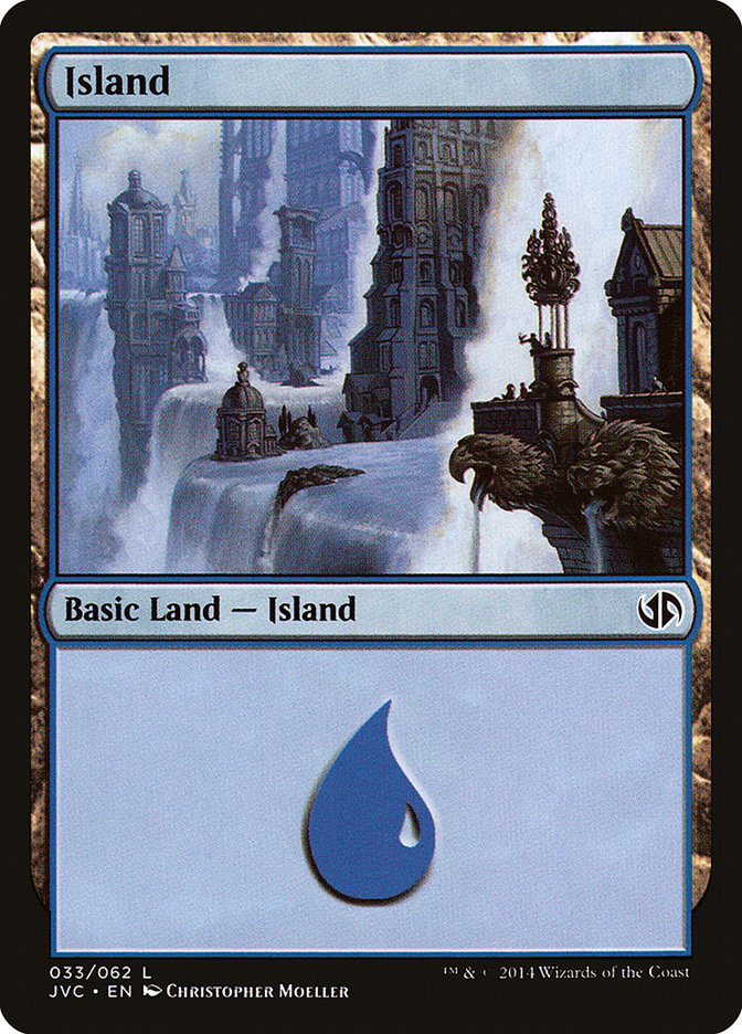 Island (33) [Duel Decks Anthology] | The Time Vault CA