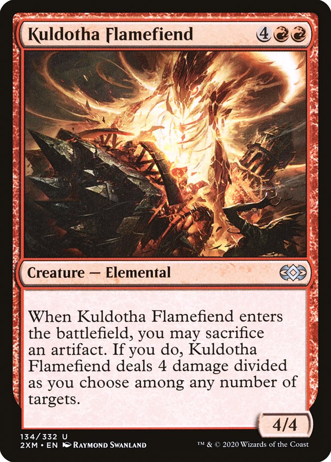 Kuldotha Flamefiend [Double Masters] | The Time Vault CA