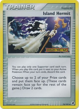 Island Hermit (76/101) (Stamped) [EX: Dragon Frontiers] | The Time Vault CA