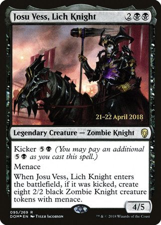 Josu Vess, Lich Knight [Dominaria Promos] | The Time Vault CA