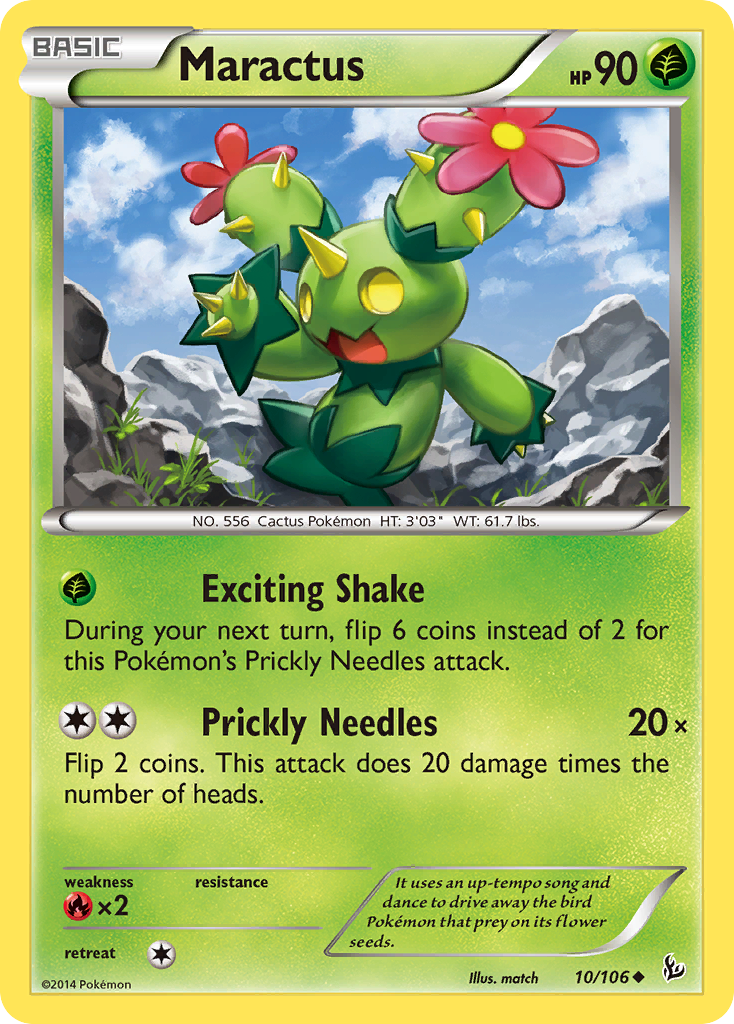 Maractus (10/106) [XY: Flashfire] | The Time Vault CA