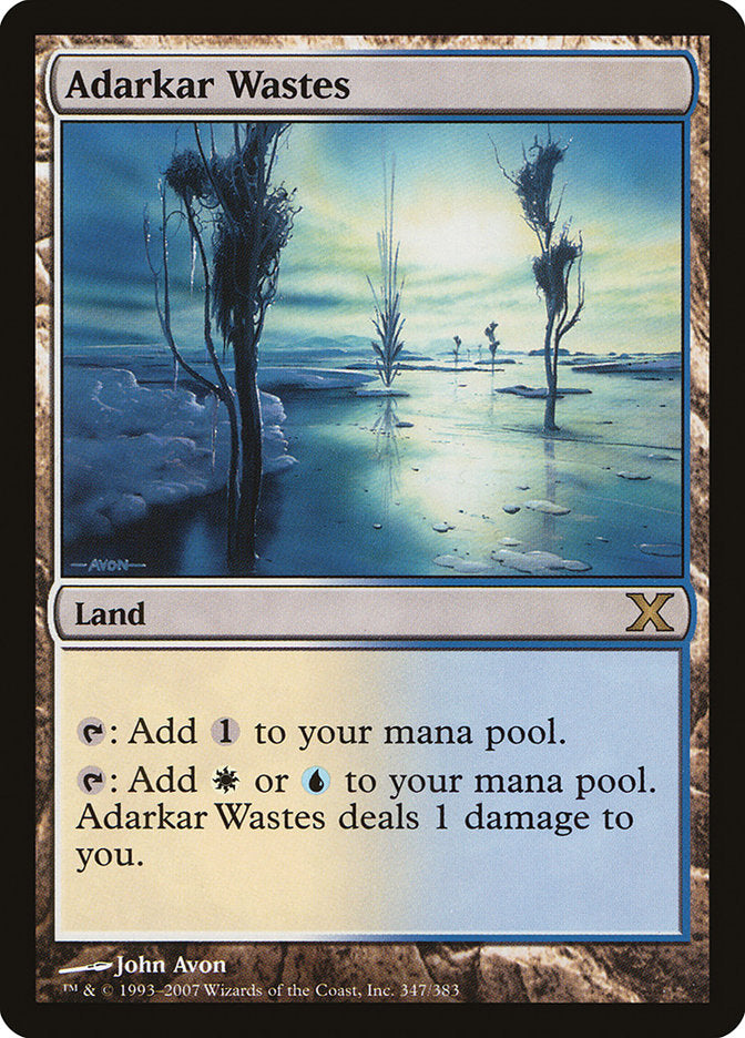 Adarkar Wastes [Tenth Edition] | The Time Vault CA